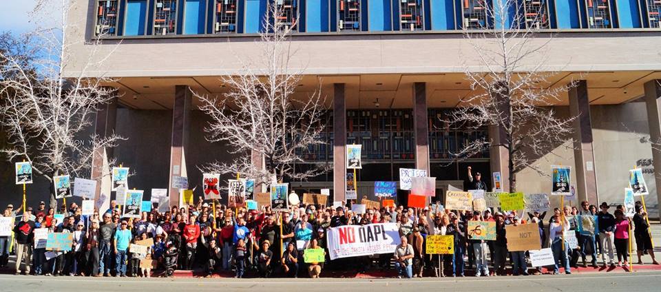 #NoDAPL National Day of Action - 200+ Stand with Standing Rock in Reno