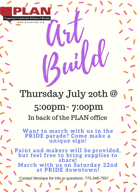 Art Build - March with us in the PRIDE Parade!