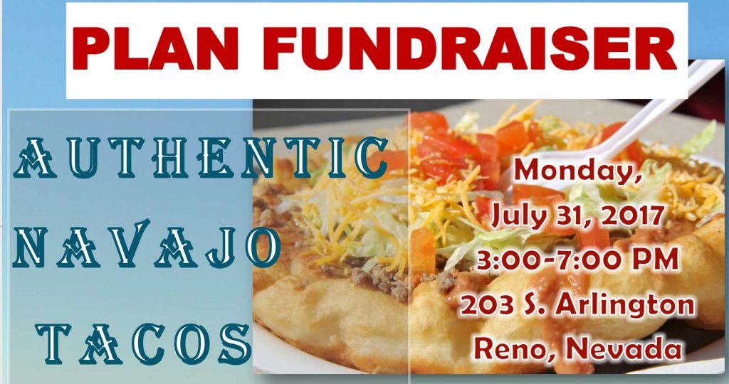 PLAN Fundraiser! Authentic Navajo tacos!