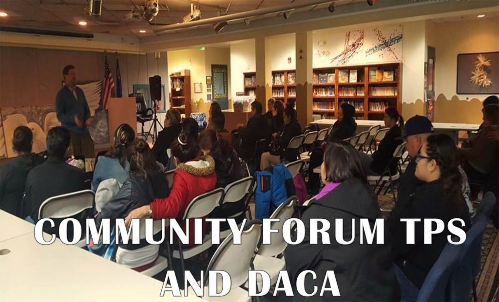 Community Forum - TPS and DACA